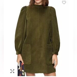 Ted Baker corduroy mini dress EUC